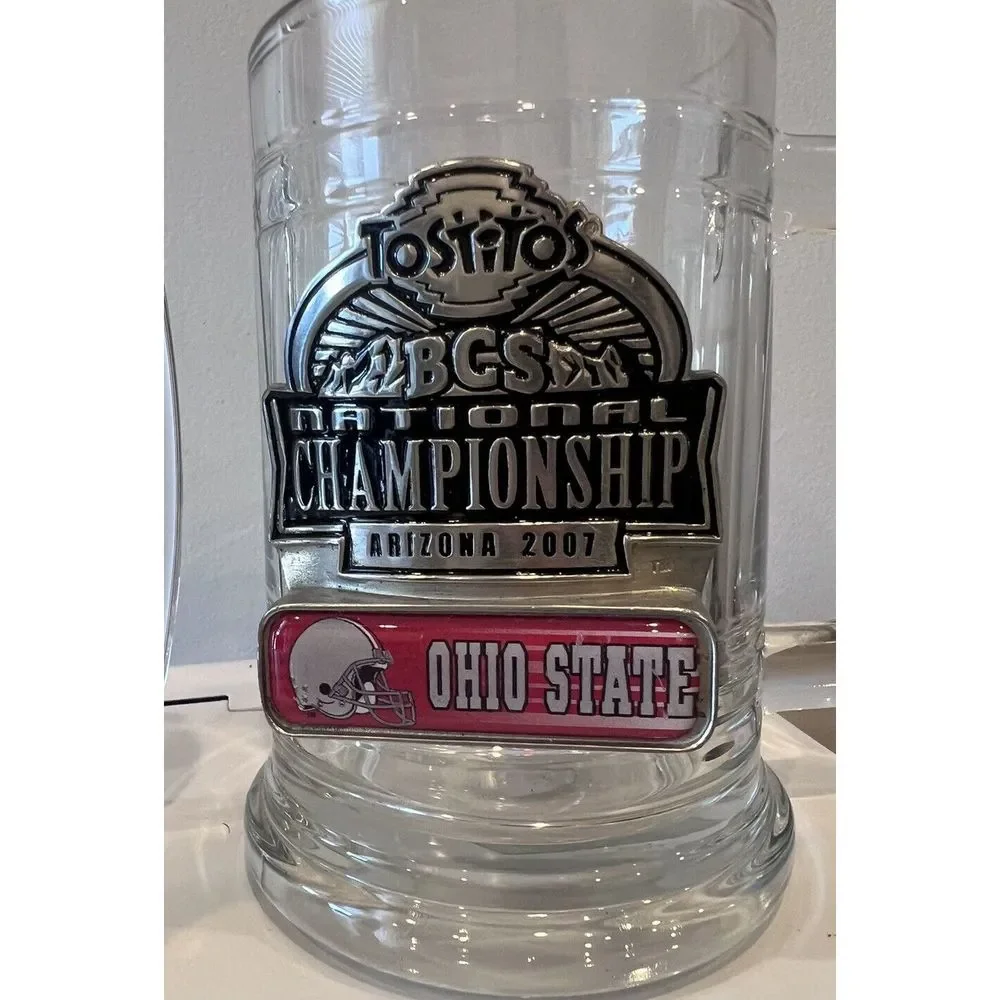 2 Glass Mugs National Championship. Ohio State 2007 And Ohio state Mug - Picture 6 of 8